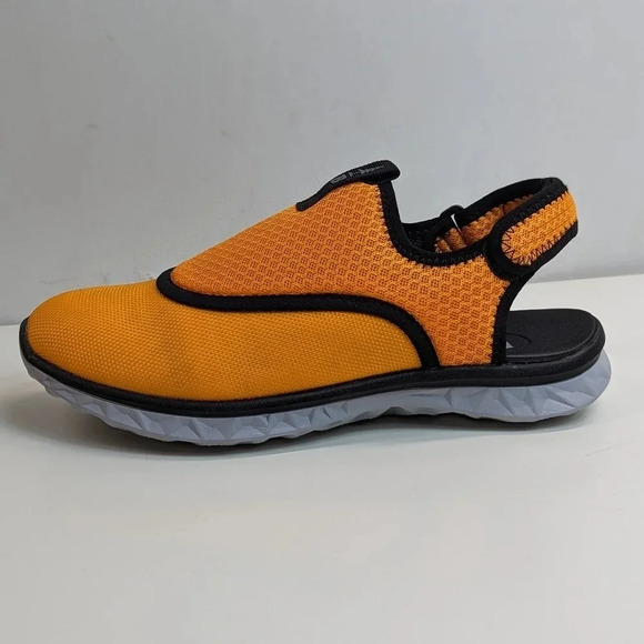 Bass Outdoor Hex Mesh Action Slide Sneakers in Orange Size 7 - Picture 4 of 10